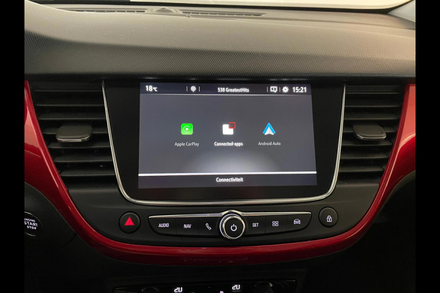 Opel Crossland 1.2 Turbo GS Line PANORAMADAK CLIMATE AIRCO 17 INCH LMV SPORT/COMFORTSTOELEN APPLE CARPLAY CRUISE