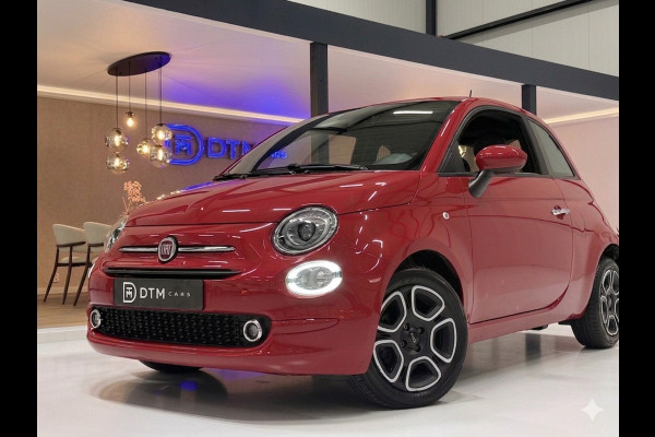 Fiat 500 1.0 Hybrid Club Cruise Led Navi Carplay Airco Sportstoelen Leder