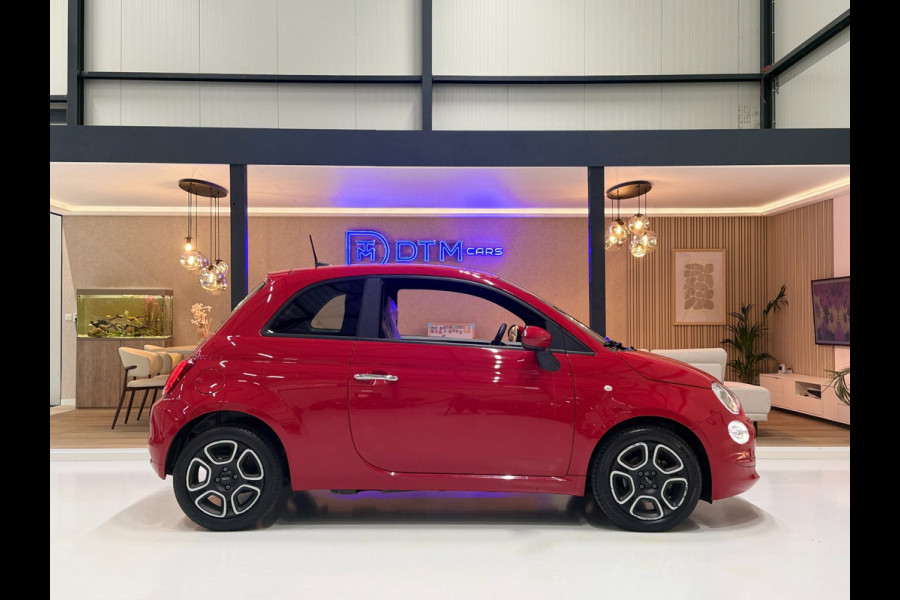 Fiat 500 1.0 Hybrid Club Cruise Led Navi Carplay Airco Sportstoelen Leder