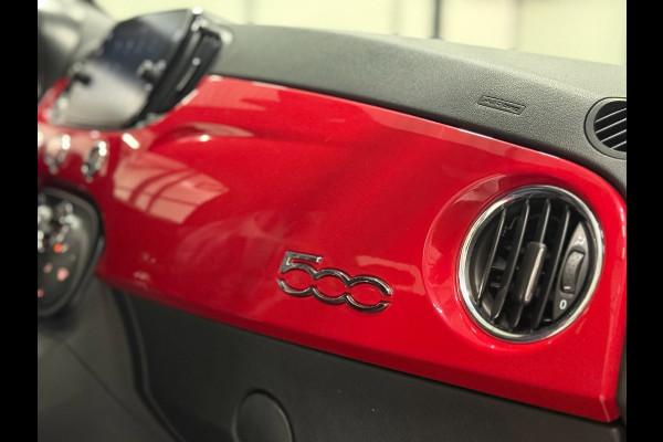 Fiat 500 1.0 Hybrid Club Cruise Led Navi Carplay Airco Sportstoelen Leder