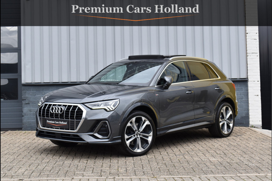 Audi Q3 45 TFSI e S-Line 245 Pk Pano Memory Sfeer Matrix 360 Camera ACC Keyless Vol Lederen Sportstoelen 20 Inch