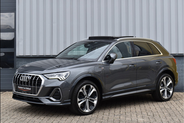 Audi Q3 45 TFSI e S-Line 245 Pk Pano Memory Sfeer Matrix 360 Camera ACC Keyless Vol Lederen Sportstoelen 20 Inch