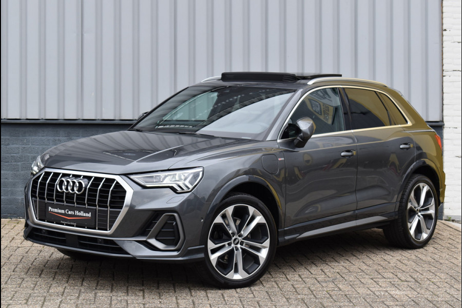 Audi Q3 45 TFSI e S-Line 245 Pk Pano Memory Sfeer Matrix 360 Camera ACC Keyless Vol Lederen Sportstoelen 20 Inch