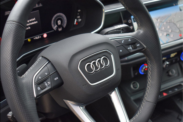 Audi Q3 45 TFSI e S-Line 245 Pk Pano Memory Sfeer Matrix 360 Camera ACC Keyless Vol Lederen Sportstoelen 20 Inch