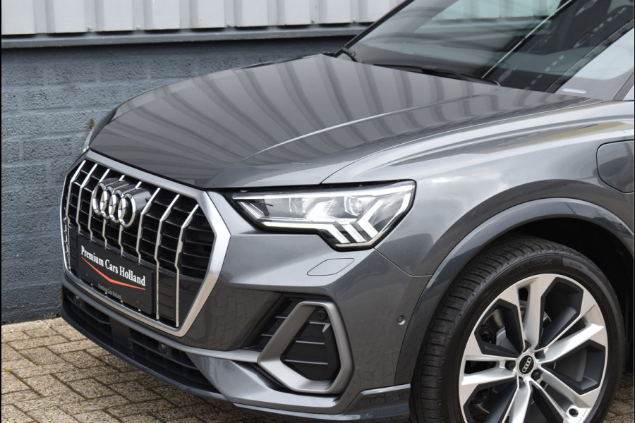 Audi Q3 45 TFSI e S-Line 245 Pk Pano Memory Sfeer Matrix 360 Camera ACC Keyless Vol Lederen Sportstoelen 20 Inch