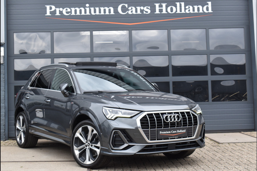 Audi Q3 45 TFSI e S-Line 245 Pk Pano Memory Sfeer Matrix 360 Camera ACC Keyless Vol Lederen Sportstoelen 20 Inch