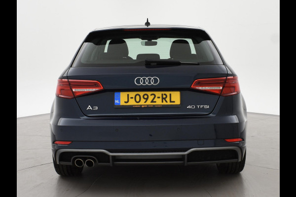Audi A3 Sportback 40 TFSI 190 PK S-TONIC AUT. DESIGN PRO LINE *COSMOSBLAUW METALLIC* + CARPLAY | STOEL/STUURVERW. | 18 INCH