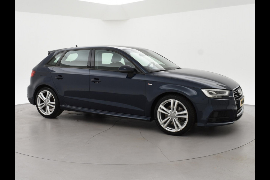 Audi A3 Sportback 40 TFSI 190 PK S-TONIC AUT. DESIGN PRO LINE *COSMOSBLAUW METALLIC* + CARPLAY | STOEL/STUURVERW. | 18 INCH
