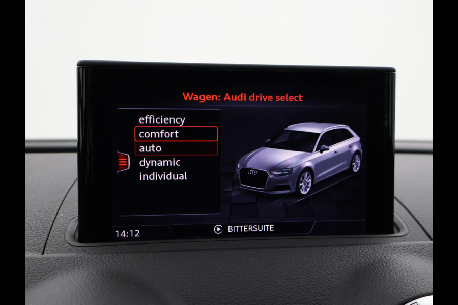 Audi A3 Sportback 40 TFSI 190 PK S-TONIC AUT. DESIGN PRO LINE *COSMOSBLAUW METALLIC* + CARPLAY | STOEL/STUURVERW. | 18 INCH