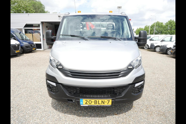 Iveco Daily 50C15 3.0 150PK, Airco, Open laadbak, Dubbel lucht, Fassi F50 laadkraan, Rijbewijs C1