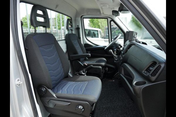 Iveco Daily 50C15 3.0 150PK, Airco, Open laadbak, Dubbel lucht, Fassi F50 laadkraan, Rijbewijs C1