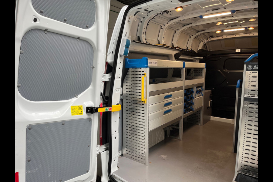 Ford Transit Custom SERVICEWAGEN LANG/ HOOG 320 2.0 TDCI EURO6 L2H2 TREND SORTIMO V230 OMVORMER TREKHAAK STANDKACHEL RIJKLAARPRIJS
