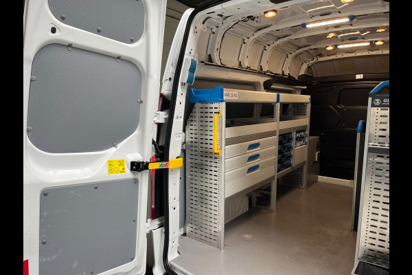 Ford Transit Custom SERVICEWAGEN LANG/ HOOG 320 2.0 TDCI EURO6 L2H2 TREND SORTIMO V230 OMVORMER TREKHAAK STANDKACHEL RIJKLAARPRIJS