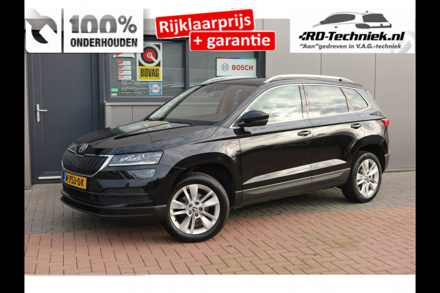 Škoda Karoq 1.5 TSI 150pk DSG ACT Business Edition Plus Trekhaak ,Side assist , Lane assist , Adaptive cruise, Stoelverwarming ,Navi, PDC , Camera etc. .