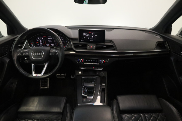 Audi Q5 2.0 TFSI quattro Sport S Line Black Edition QUANTUM GRIJS Head up Leder Panorama dak