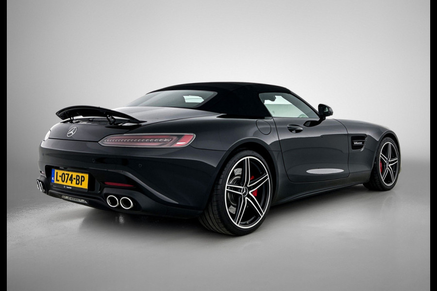 Mercedes-Benz AMG GT Roadster 4.0 Premium | 476 pk | V8 | Airscarf | Distronic | AMG sportuitlaat inschakelbaar | Car Play | Inclusief 12 Maanden Garantie.