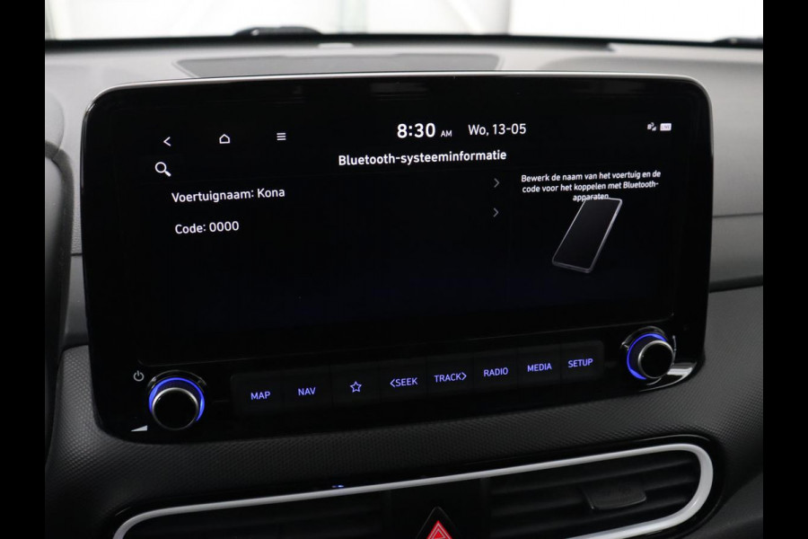 Hyundai Kona 1.6 GDI HEV Premium | 1e eigenaar | Stoelventilatie | Leder | Adaptive cruise | Head-Up | Trekhaak | Achterbankverwarming | Carplay | Navigatie | Keyless | Krell Audio | Side Assist | Stoelverwarming