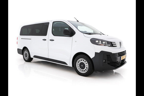 Peugeot e-Expert Long 75 kWh Facelift [ 9-Pers. ] [ 3-Fase-11 kW] {SOH-98%} (INCL-BTW) *NAVI-FULLMAP | CAMERA | DIGI-COCKPIT | COMFORTSEATS | DAB | PRIVACY-GLASS | SHIFTPADDLES | AIRCO | CRUISE | PDC*
