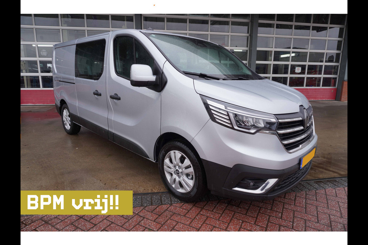 Renault Trafic 2.0 Blue dCi 130PK T29 L2H1 Advance Dubbelcabine Nr. V144 | Airco | Cruise | Camera |Trekhaak | Apple CP| Betimmering | 17"LM Velgen
