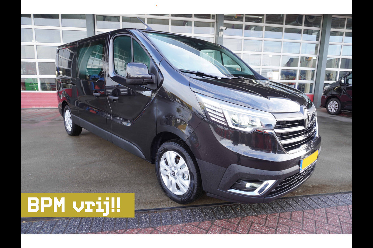 Renault Trafic 2.0 Blue dCi 130PK T29 L2H1 Advance Dubbelcabine Nr. V163 | Airco | Cruise | Camera |Trekhaak | Apple CP- Android auto | 17"LM Velgen