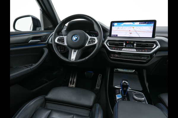 BMW iX3 High Executive 80 kWh Facelift [ 3-Fase-11kW) ] {SOH-100%} (INCL-BTW) Aut. *PANO | LEATHER | ADAPTIVE-CRUISE | FULL-LED | HARMAN/KARDON | TOPVIEW | MEMORY-PACK | BLINDSPOT | DIGI-COCKPIT | HEATED-COMFORTSEATS | DAB+ | NAVI-FULLMAP | HEAD-UP | 20''ALU