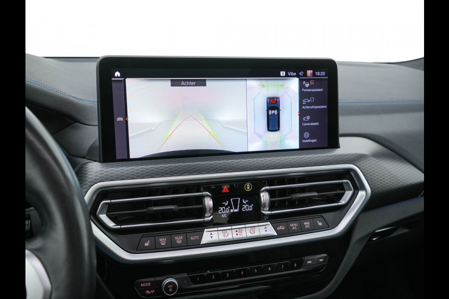 BMW iX3 High Executive 80 kWh Facelift [ 3-Fase-11kW) ] {SOH-100%} (INCL-BTW) Aut. *PANO | LEATHER | ADAPTIVE-CRUISE | FULL-LED | HARMAN/KARDON | TOPVIEW | MEMORY-PACK | BLINDSPOT | DIGI-COCKPIT | HEATED-COMFORTSEATS | DAB+ | NAVI-FULLMAP | HEAD-UP | 20''ALU