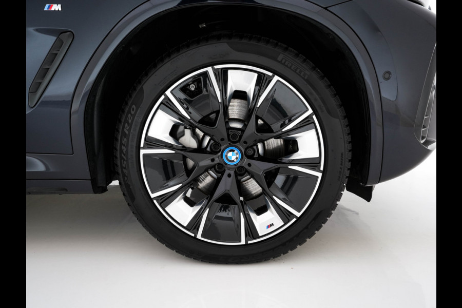 BMW iX3 High Executive 80 kWh Facelift [ 3-Fase-11kW) ] {SOH-100%} (INCL-BTW) Aut. *PANO | LEATHER | ADAPTIVE-CRUISE | FULL-LED | HARMAN/KARDON | TOPVIEW | MEMORY-PACK | BLINDSPOT | DIGI-COCKPIT | HEATED-COMFORTSEATS | DAB+ | NAVI-FULLMAP | HEAD-UP | 20''ALU