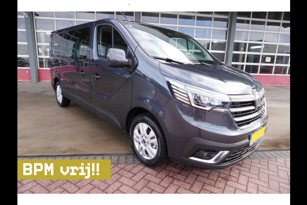 Renault Trafic 2.0 Blue dCi 130PK T29 L2H1 Advance Dubbelcabine Nr. V132 | Airco | Cruise | Camera |Trekhaak | Apple CP- Android auto | 17"LM velgen