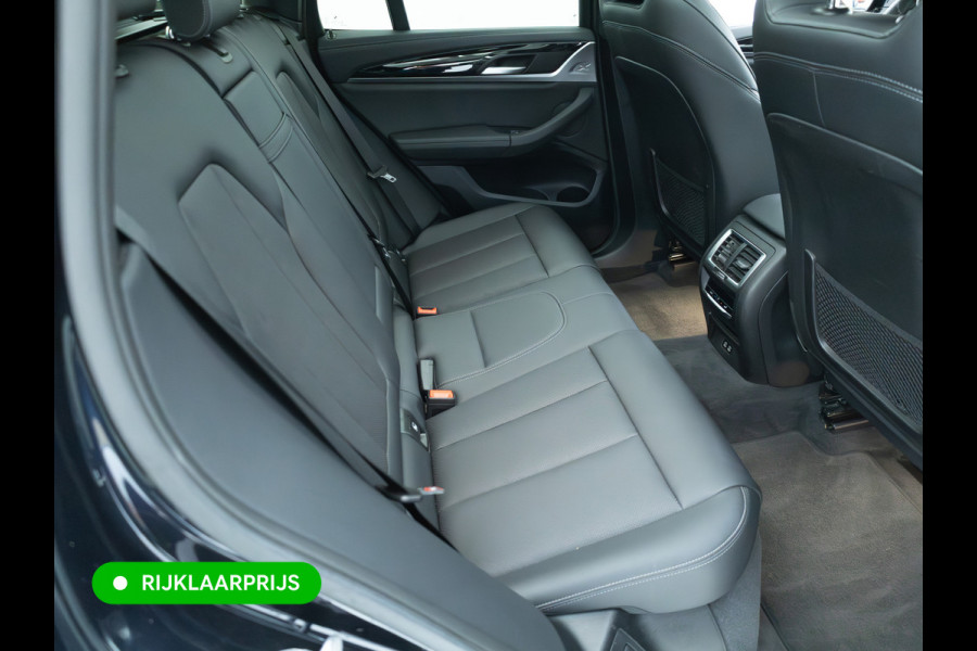 BMW iX3 M-Sport High Executive 80 kWh | Pano | Leder | Led | Shadowline | Stoelverwarming | Camera | Carbon black metallic