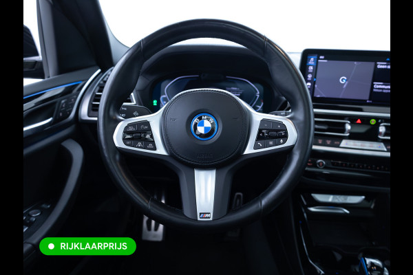 BMW iX3 M-Sport High Executive 80 kWh | Pano | Leder | Led | Shadowline | Stoelverwarming | Camera | Carbon black metallic