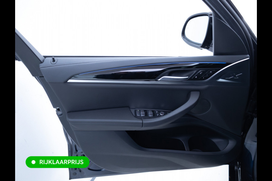 BMW iX3 M-Sport High Executive 80 kWh | Pano | Leder | Led | Shadowline | Stoelverwarming | Camera | Carbon black metallic