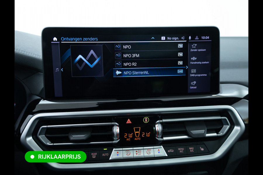 BMW iX3 M-Sport High Executive 80 kWh | Pano | Leder | Led | Shadowline | Stoelverwarming | Camera | Carbon black metallic
