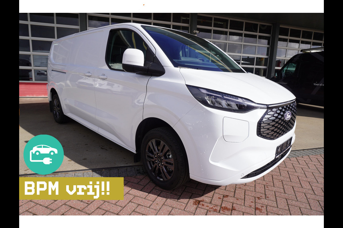 Ford E-Transit Cust. 320L L2H1 Limited 65 kWh 160KW/218PK Automaat met POWERPACK Nr. V019 | Airco | Cruise | Apple CP- Android auto | Trekhaak