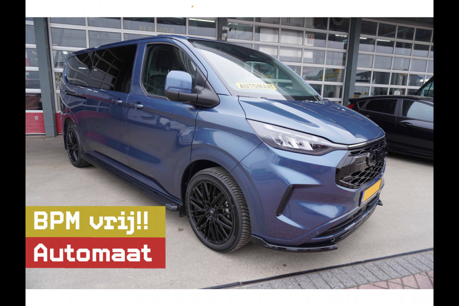 Ford Transit Custom 320L 2.0 TDCI 170PK L2H1 Limited Automaat Nr. V018 | Airco | adap.Cruise | Navi | Camera | Blis | 20 inch Lm Velgen Raptor grill /Site steps met verlichting