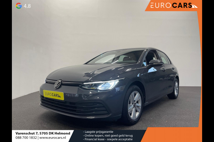 Volkswagen Golf 1.0 eTSI DSG Life Navigatie Apple Carplay/Android Auto Parkeersensoren Adaptieve Cruise Control Sfeerverlichting Virtual Cockpit Climate Control Lichtmetalen velgen