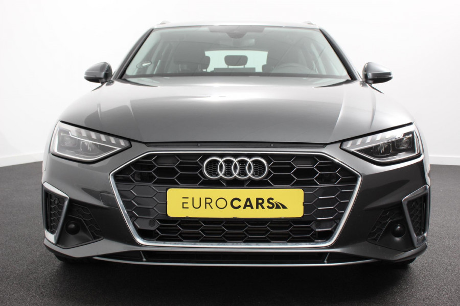 Audi A4 Avant 40 TFSI 204 pk S-tronic S Line Plus Navigatie Adaptive Cruise Control Parkeersensoren Lane Assist Elektrische achterklep Stoelverwarming Ledverlichting Virtual Cockpit Climatronic
