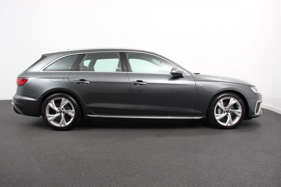 Audi A4 Avant 40 TFSI 204 pk S-tronic S Line Plus Navigatie Adaptive Cruise Control Parkeersensoren Lane Assist Elektrische achterklep Stoelverwarming Ledverlichting Virtual Cockpit Climatronic