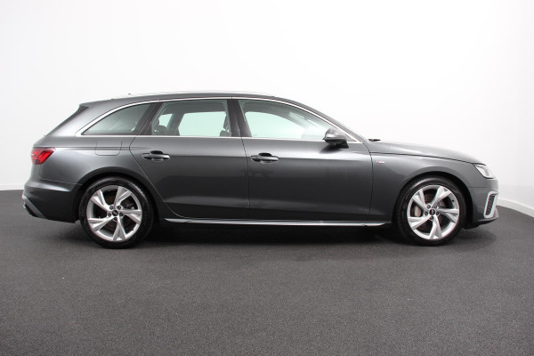 Audi A4 Avant 40 TFSI 204 pk S-tronic S Line Plus Navigatie Adaptive Cruise Control Parkeersensoren Lane Assist Elektrische achterklep Stoelverwarming Ledverlichting Virtual Cockpit Climatronic