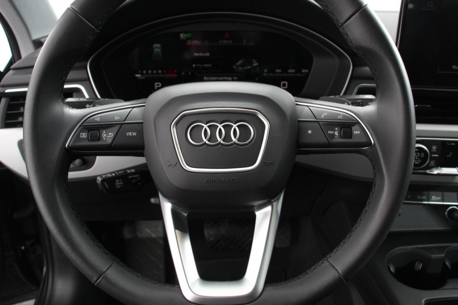 Audi A4 Avant 40 TFSI 204 pk S-tronic S Line Plus Navigatie Adaptive Cruise Control Parkeersensoren Lane Assist Elektrische achterklep Stoelverwarming Ledverlichting Virtual Cockpit Climatronic