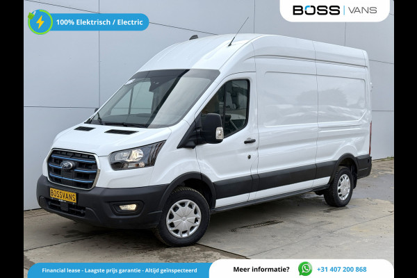 Ford E-Transit 68kWh 184PK L3H3 317km WLTP 96% (SOH) BEV Snelladen Camera Cruise control Climate control Carplay Navigatie Laadkabel Parkeersensoren