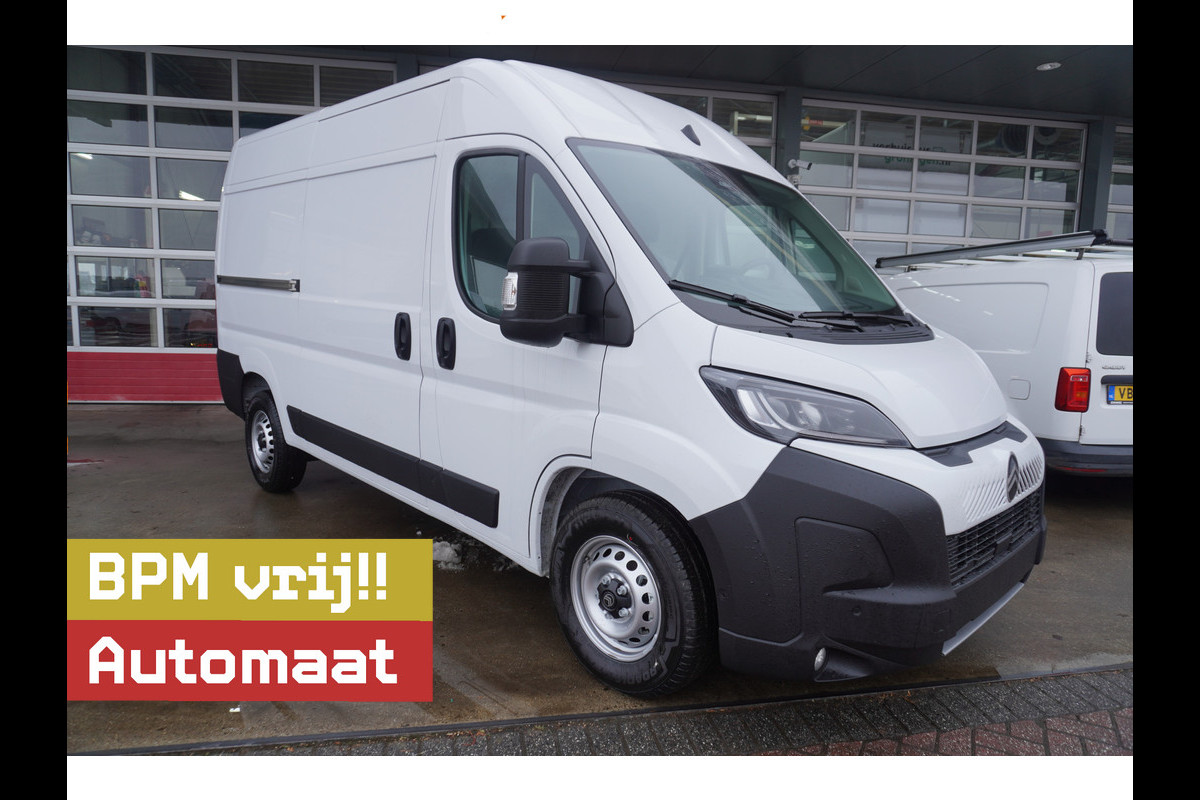 Citroën Jumper 2.2 BlueHDi 140PK S&S L2H2 3.5t Automaat Nr. V192 | Climate | Cruise | Navi | 360 Camera | Blis