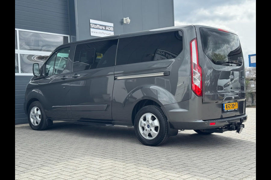 Ford Tourneo Custom 2.0 TDCI 131pk L2H1 Titanium | INCL. BTW en BPM | 9-PERS | L+R SCHUIF | Leder | Navi | Camera | Trekhaak
