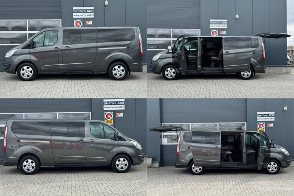 Ford Tourneo Custom 2.0 TDCI 131pk L2H1 Titanium | INCL. BTW en BPM | 9-PERS | L+R SCHUIF | Leder | Navi | Camera | Trekhaak