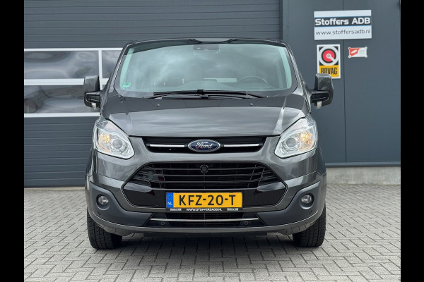 Ford Tourneo Custom 2.0 TDCI 131pk L2H1 Titanium | INCL. BTW en BPM | 9-PERS | L+R SCHUIF | Leder | Navi | Camera | Trekhaak