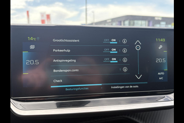 Peugeot e-208 EV GT 50 kWh | 7800 KM | Stoelverwarming | Adaptive Cruise | Dodehoeksensoren | LM Winterset