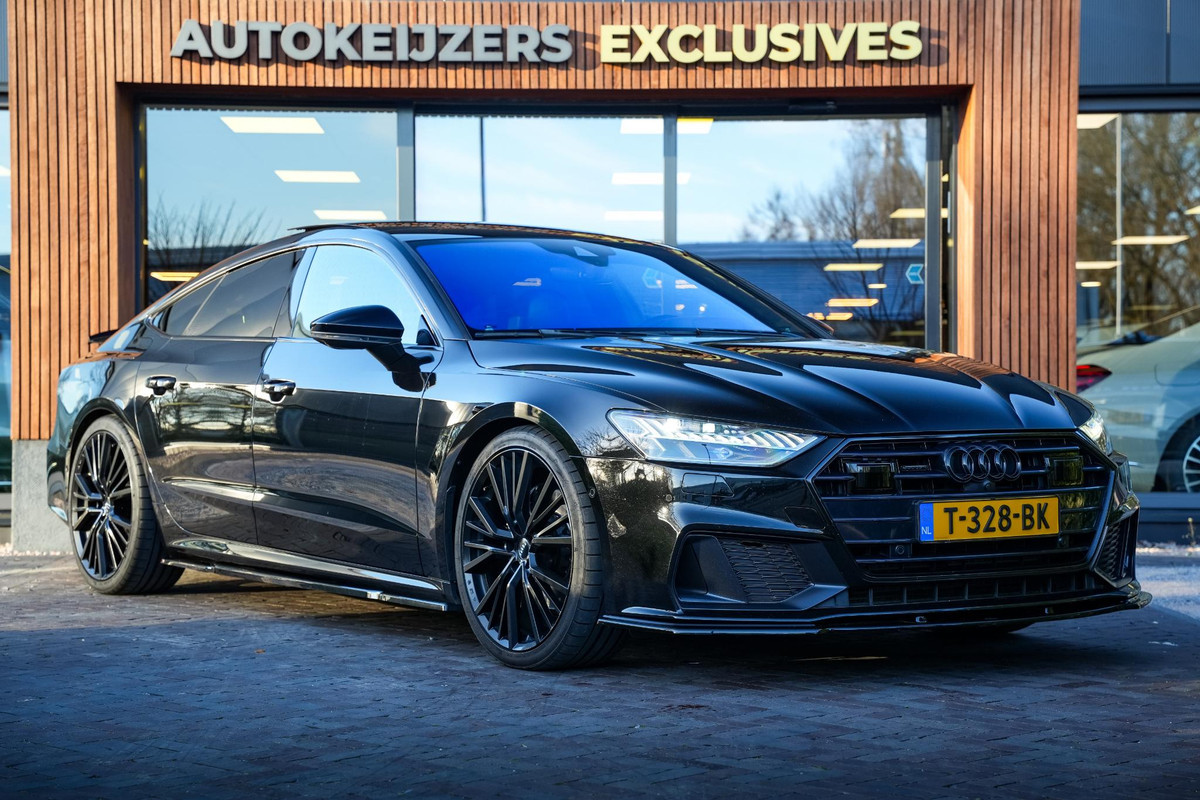 Audi A7 Sportback 50 TDI quattro Pro Line Plus B&O+ Panodak 360 Camera HUD Memory Amient Dynamisch Koplampen Achterlicht Leer