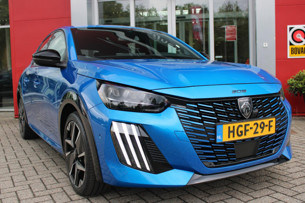 Peugeot 208 1.2 Hybrid 145PK AUTOMAAT GT | NAVIGATIE | DRAADLOZE APPLE CARPLAY/ANDROID AUTO | CAMERA VOOR + ACHTER | FULL LED KOPLAMPEN | LICHTMETALEN VELGEN 17" | DODEHOEK DETECTIE | DRAADLOZE TELEFOONLADER | KEYLESS ENTRY/START | DAB+ RADIO | ADAPTIVE CRUISE CONTROL |