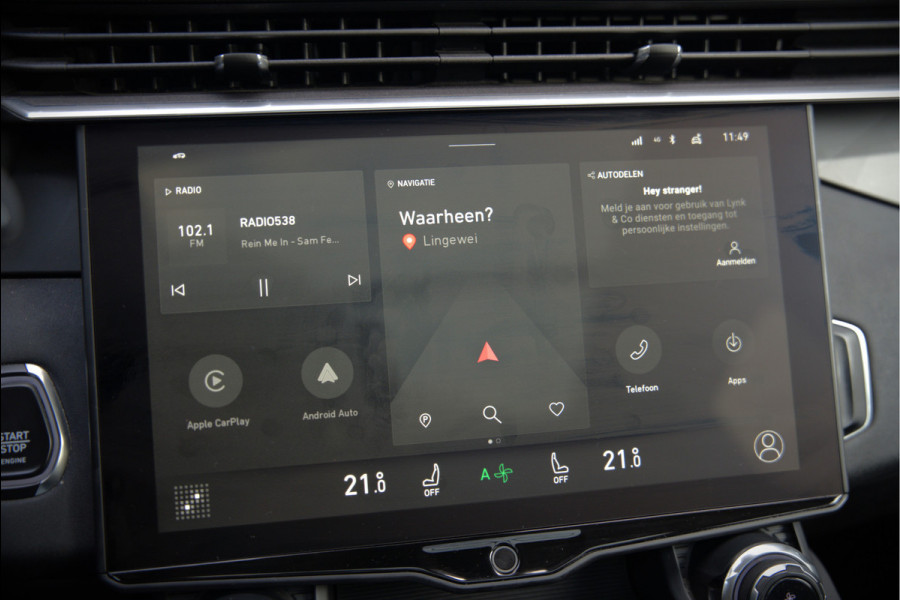 Lynk & Co 01 1.5 | Panoramadak | Stoelverwarming | Keyless | Apple Carplay | Adaptive Cruise Control | Infinity | Navigatie | Camera | Parkeersensoren | SOH 95,88%