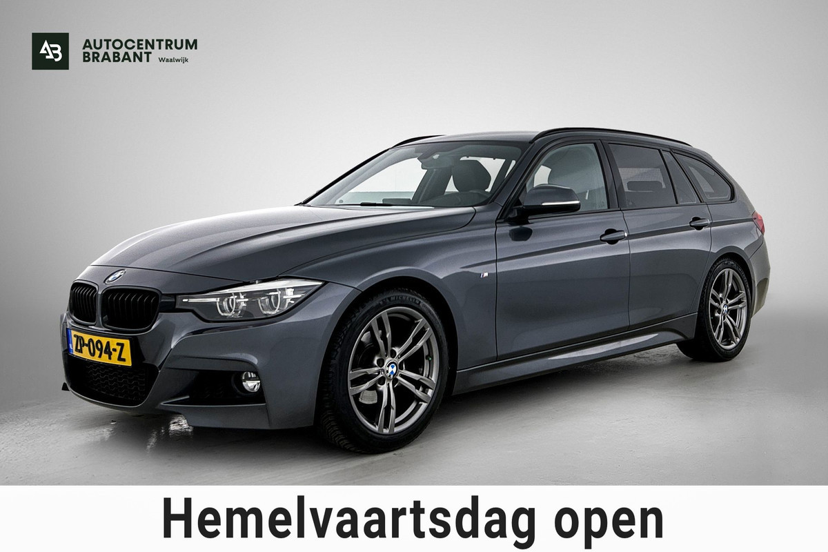 BMW 3 Serie Touring 318i M Sport Corporate Lease Automaat (GROOT-NAVIGATIE, TREKHAAK, STOELVERWARMING, LED, GOED ONDERHOUDEN)