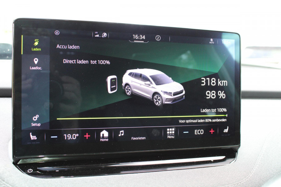 Škoda Enyaq 60 Business Edition 179 PK | Virtual Cockpit | Navigatie | Panorama-Dak | Stoelverwarming | Elektrische Stoelen met Geheugen | SOH 96,2%